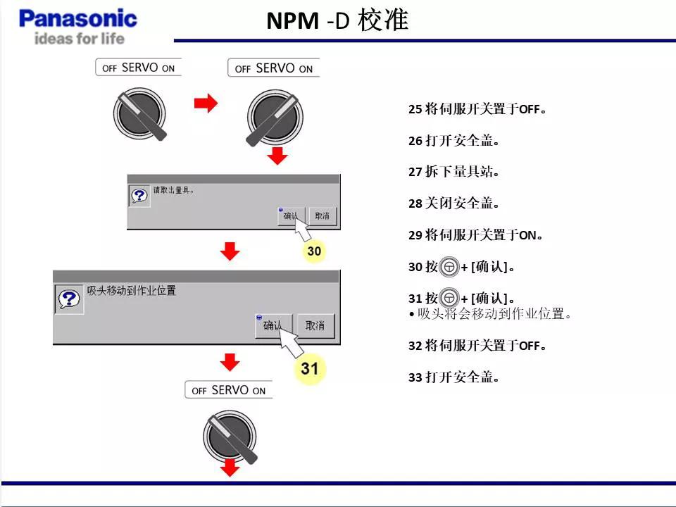 松下貼片機NPM機臺校準