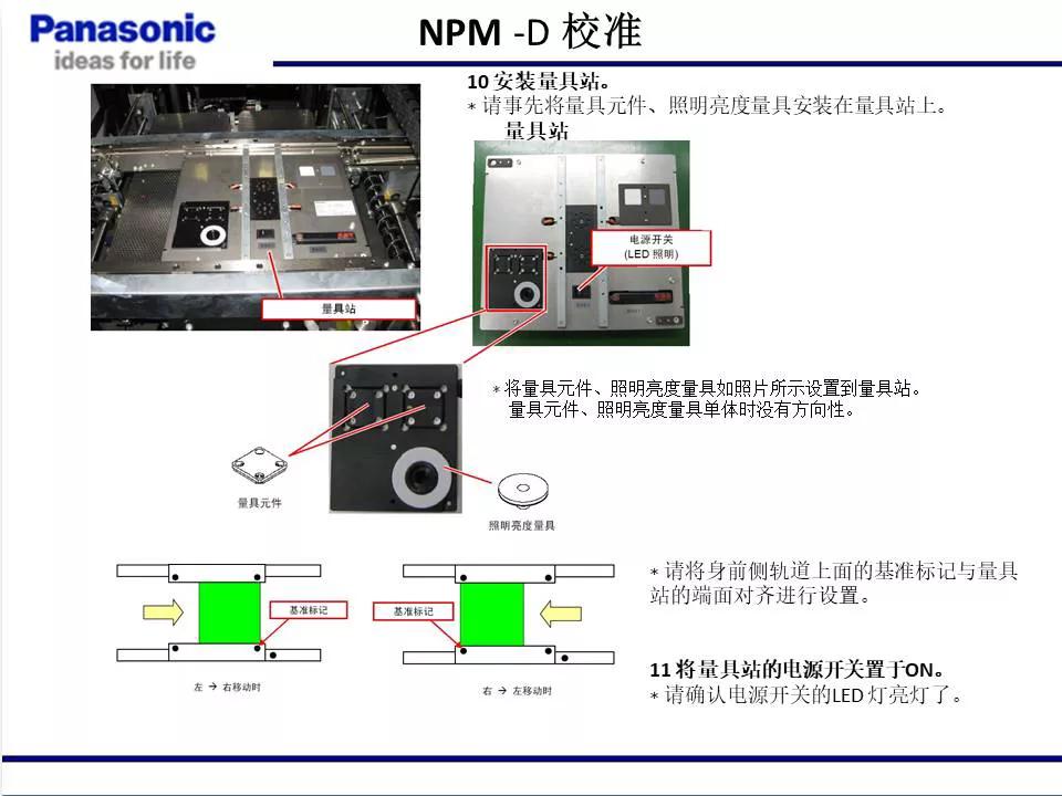 松下貼片機NPM機臺校準